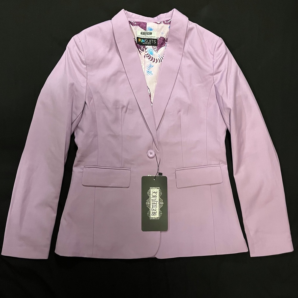Beetlejuice pastel blazer